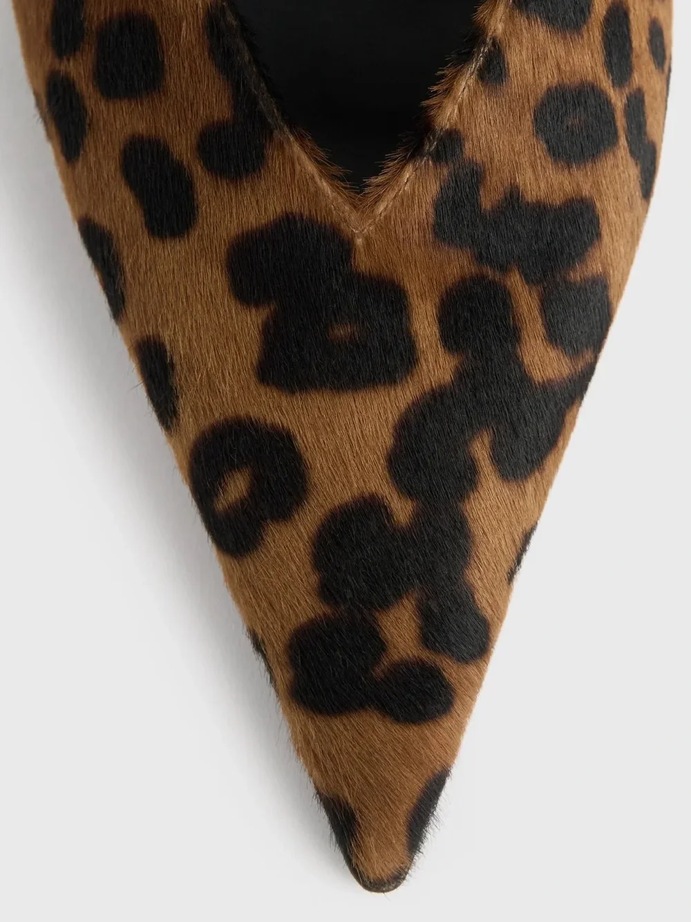 NWT Toteme Wedge-heel Pony Hair Slingbacks Leopard